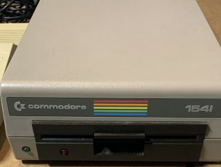 VINTAGE COMMODORE 64 C64 COMPUTER W/ POWER SUPPLY,  1541 FLOPPY DRIVE 2
