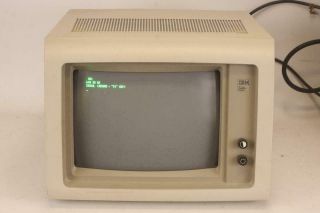 Vintage Ibm 5151 Monochrome Computer Monitor