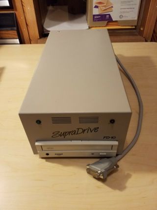 Atari Supra Drive Fd - 10 With Scsi Cdrom Drive