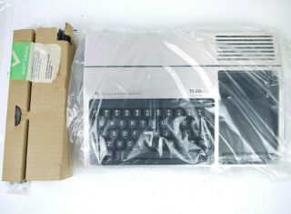 Texas Instrument Ti - 99/4a Computer System Appears Box Shows Wear