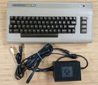 Commodore 64 Computer Cleaned,  Repaired,  And For Over 13 Hours