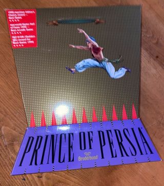 Broderbund Prince Of Persia For Apple Mac Macintosh Computer On 3.  5 " Floppy Disk