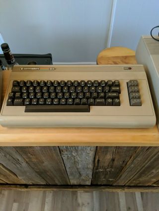 Commodore 64 computer with monitor and floppy drive 3