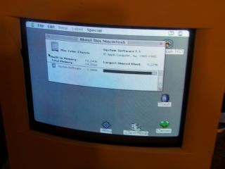 Macintosh Color Classic M1600 with 10MB RAM,  80MB HD,  OS 7.  1 2