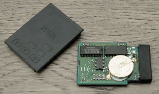RARE Vtg 256k RAM Memory Module/Card w/Battery for Sharp PC - 1600 Pocket Computer 3