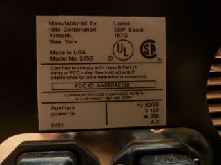 IBM PC (Model 5150) added hard drive,  software,  IBM Monitor,  Keyboard,  Manuals 2