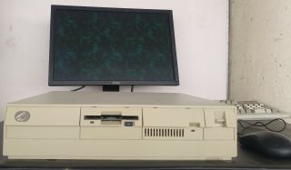 Vintage " Ibm " Ps/2 30286 Type 8530 W/1391401 Clicky Keyboard