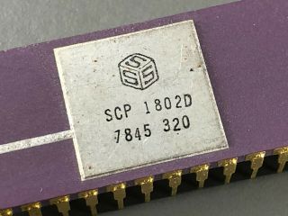 Silicon State Scientific 1802 Microprocessor SCP1802D - RCA COSMAC,  CDP1802D 2