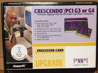 Vintage Sonnet Crescendo Pci G3 500mhz/1m Macintosh Mac Cpu Upgrade Accelerator