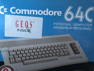 Commodore 64c Personal Computer Box Power Cord