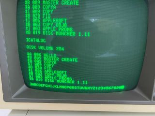 Vintage Apple II Plus Computer,  Monitor III,  Disk Drive - and 2