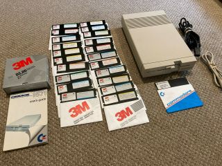 Commodore 1571 Disk Drive With Jiffydos For Commodore 64 128,  Disks