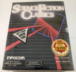 Infocom Science Fiction Classics Apple Ii Apple ][ Vintage Computer Games
