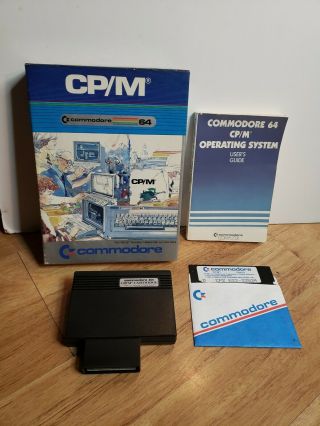 Vintage Commodore 64 Computer Cp/m Cartridge,  Software & Instructions