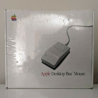 Apple Desktop Bus Mouse Mo142 Shrink Wrapped Vintage 1988