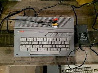Atari 130xe,  With Atari Power Supply.