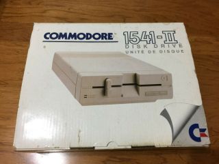 Commodore 1541 - Ii Disk Drive With Power Supply, .