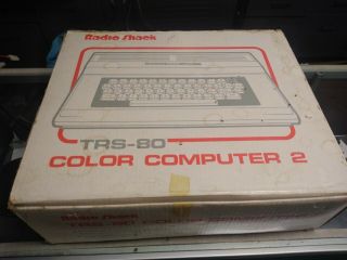Radio Shack Trs - 80 Color Computer 2 16k Complete With Styrofoam