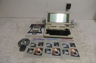Tandy 200 Portable Computer,  Manuals/power Supply/printer Cable