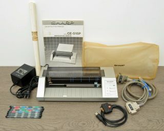 Sharp Ce - 515p Pocket Computer Color Plotter Printer,  - &