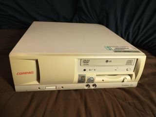 Vintage Compaq Deskpro En Computer Pentium Iii 1.  0ghz 512mb Windows 98 Gaming