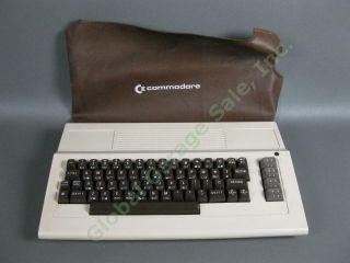 Vintage Commodore 64 Computer Australian C64c Case Leather Cover