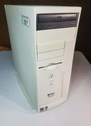 Dell Dimension 4100 Windows 98 Retro Gaming Pc Computer Piii 3 1ghz 512mb