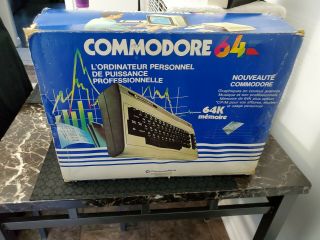 Vintage Commodore 64 Computer Only W/box