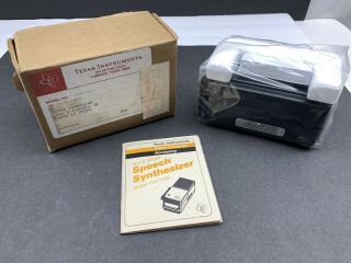 Ti99 Texas Instruments Speech Synthesizer Php1500 Ti - 99/4a Home Computer