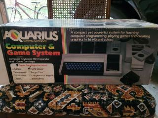 1982 Mattel Aquarius Home Computer & Game System,  Expander Game Cartridge W/box