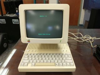 Apple Iic Computer And Monitor