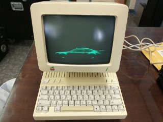 Apple IIc computer and monitor 2