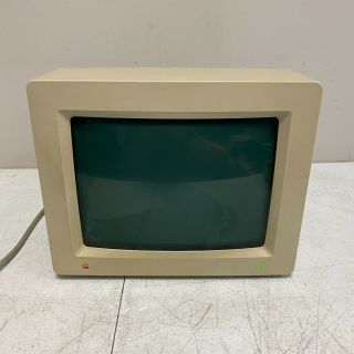 1989 Applecolor Rgb Monitor A2m6014 For Apple Iigs - Vintage 2