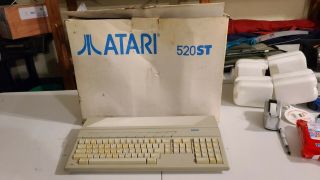 Atari 520st 520 St Computer Vintage Antique
