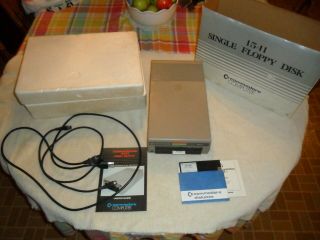 Vintage Commodore 64 128 Vic 20 1541 Disk Drive Cables Box Plus Others