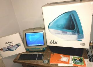 1999 Apple Imac G3 400 Dv Complete Blueberry All Items