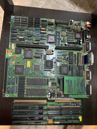 Amiga 3000 Motherboard And Daughter Board