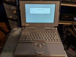 Macintosh Powerbook 180 With Apple Case And Software.