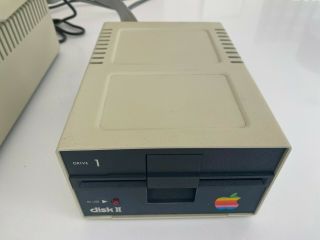Vintage Apple II Plus Computer,  Monitor III,  Disk,  Loaded - & 3