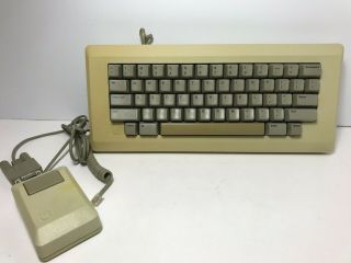 Vintage Apple Macintosh 128k 512k Keyboard M0110 And Mouse M0100 Rare