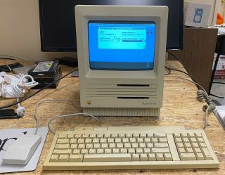 Apple Macintosh Se (m5010) W/keyboard & Mouse And Recapped Logic Board
