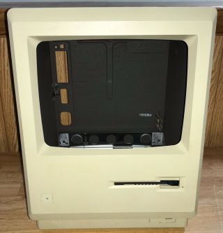 1984 Apple Macintosh Model M0001w 512k Empty Case Housing,  Bracket Mac 128k