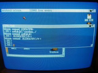 Commodore Amiga 500 NTSC,  Kick 1.  3,  REV 6A,  No Monitor 2