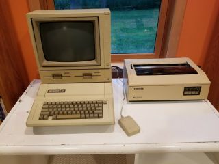 Apple Iie Model A2s2064 And Epson P1340 Printer