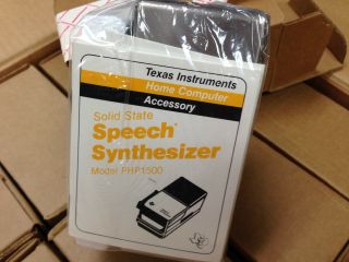 Speech Synthesizer For Texas Instruments Ti 99/4a Computer - Case Fresh - - Nos
