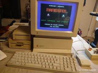Apple Iigs Computer System,  Printer,  Monitor,  Mouse,  Keyboard,  Joystick And Game