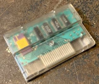 Rare Texas Instruments Ti 99 Cartridge Clear Case Prototype Cb Wilson Dimension4