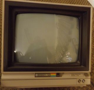 Vintage Commodore 1702 Color Video Monitor -,  Great See Pictures