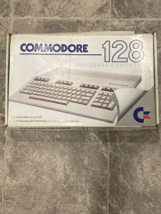 Commodore 128 Personal Computer Box Plus Disks - Materials User Guides