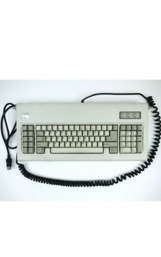 Vintage Ibm Personal Computer At Bucking Spring Clicky Keyboard Rj45 Connector